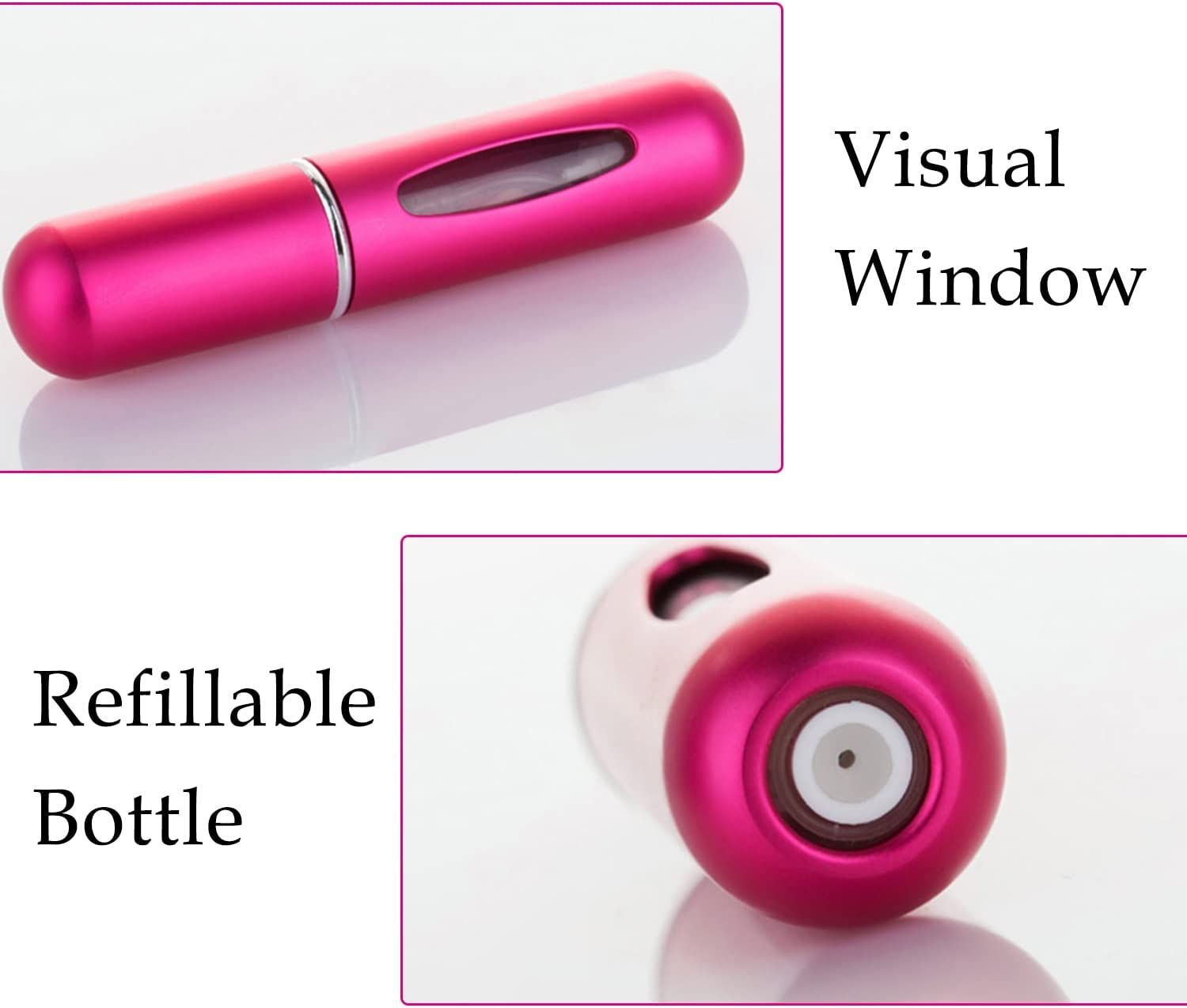 5ml Portable Mini Refillable Perfume Atomizer Bottle With Spray Scent Pump Empty Cosmetic Containers Spray Atomizer Bottle For Travel Multicolor New - Oshi.pk - Buy & Sell Online