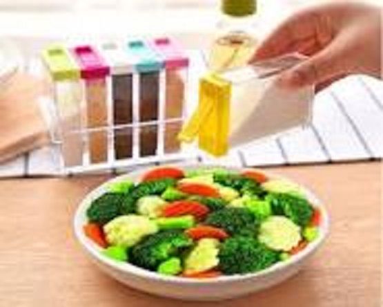6 Color / Set Spice Jar Set Seasoning Bottle Transparent Colorful Lid Kitchen Condiment Cruet Storage Container - Oshi.pk - Buy & Sell Online