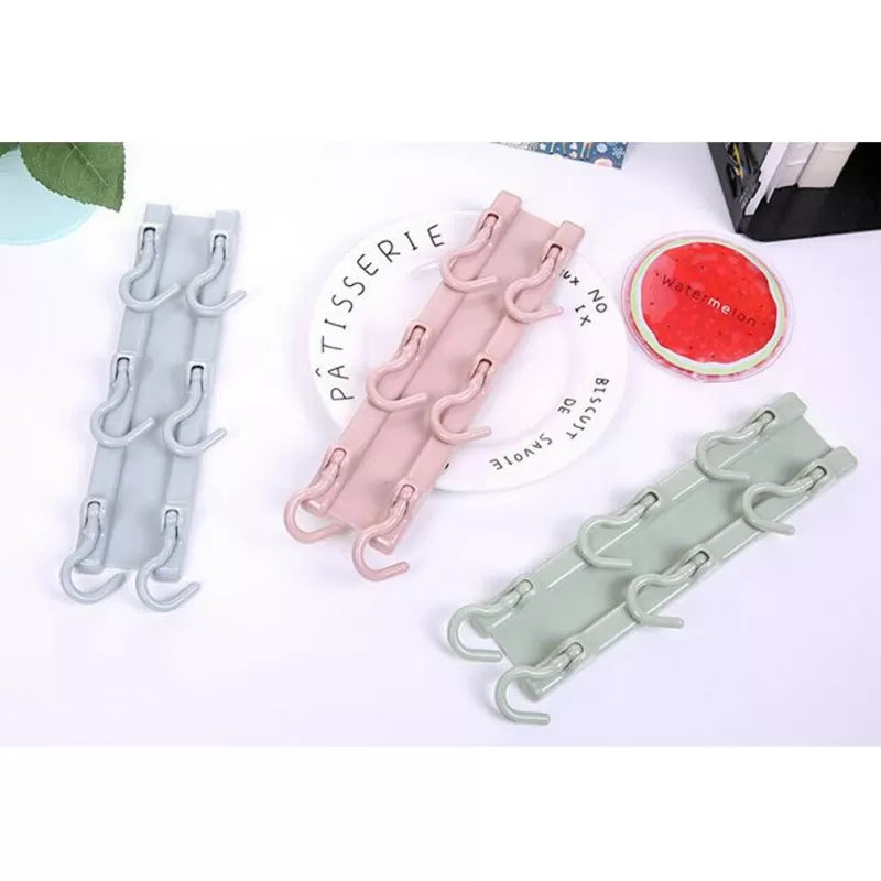 6 Hook Under Shelf Mug Cup Cupboard Kitchen Storage Organiser - Oshi.pk - Buy & Sell Online