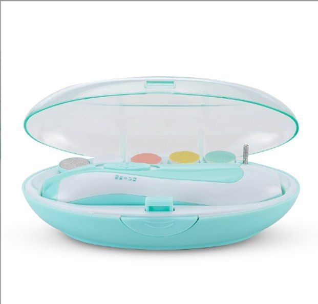 6 In 1 Electric Nail Grinder, Electric Baby Nail Trimmer CHILDREN'S Scissors, Baby Nail Care, Nail Trimmer Manicure,Blue/Pink - Oshi.pk - Buy & Sell Online