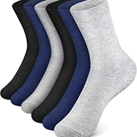 6 Pairs Cotton Classic Socks For Men/ Random Colors - Oshi.pk - Buy & Sell Online