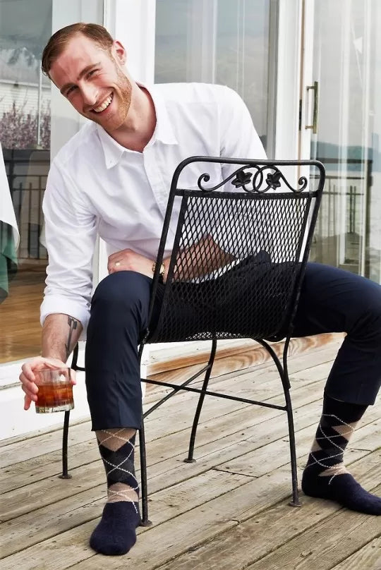 6 Pairs Pack – Cotton Stretchy Dress Socks for Men/Boys