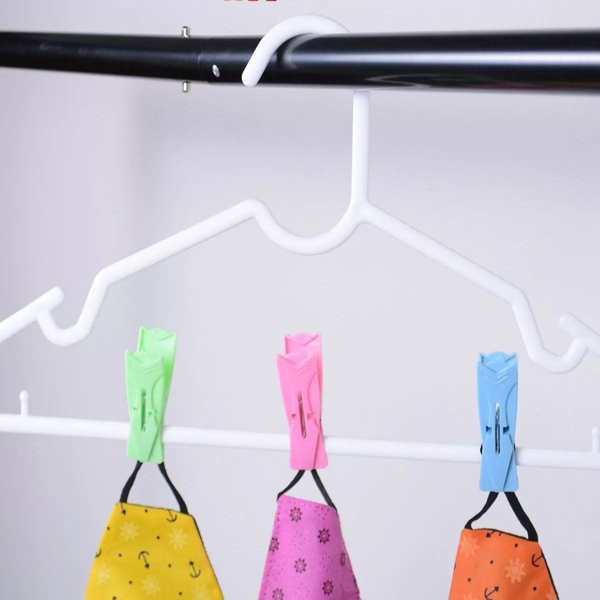 6 Pcs Hangers For Clothes Hanger Organizer Smart Hanger For Cloth Hangers For Kids High Quality Plastic Hangers Space Saving Storage Organizer