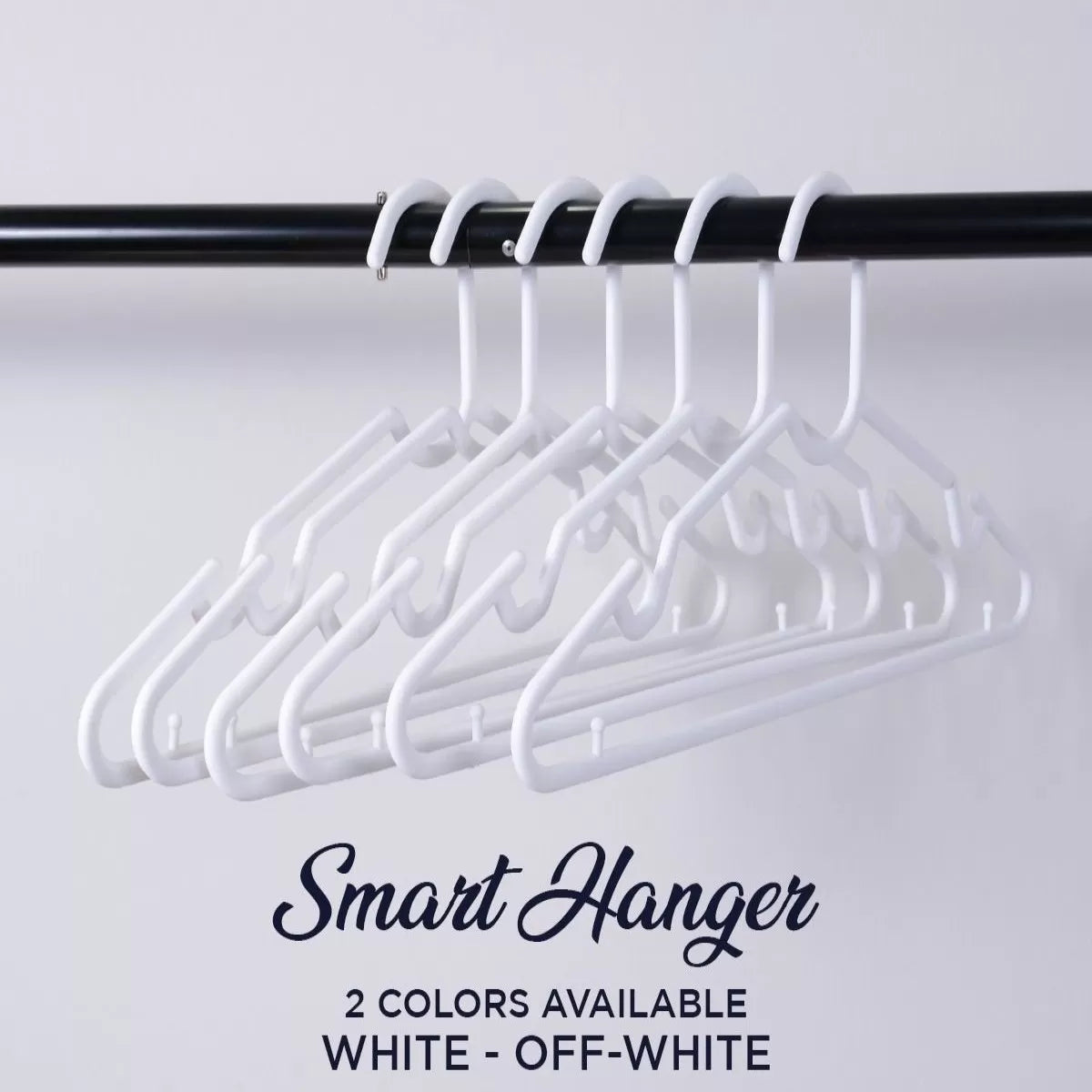 6 Pcs Hangers For Clothes Hanger Organizer Smart Hanger For Cloth Hangers For Kids High Quality Plastic Hangers Space Saving Storage Organizer