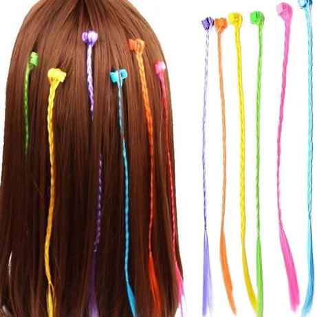 6 pcs multi Hair extension with hair clip