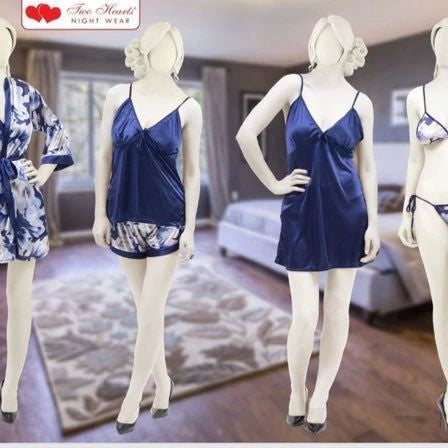 6 PCS SILK NIGHTY SET - Oshi.pk - Buy & Sell Online