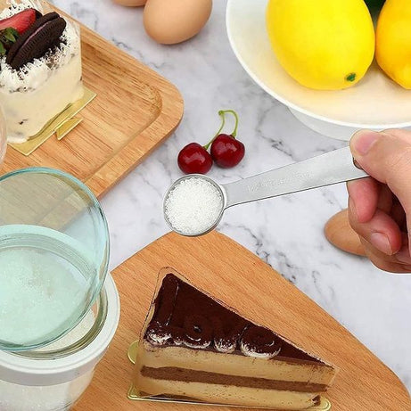 6 Pcs Stainless Steel Measuring Spoon Dosing Spoon - Oshi.pk - Buy & Sell Online