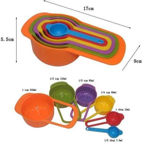 6 Piece Nested Measuring Cups & Spoons Set - Oshi.pk - Buy & Sell Online