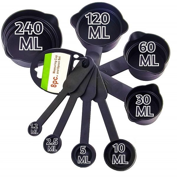 6 Slot Muffin Tray with 10pcs Measuring Cup Spoon Set and Silicon Spatula Brush Set - Oshi.pk - Buy & Sell Online