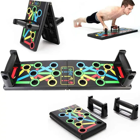 Foldable Push Up Board, 9 in 1 Multifunction Push-up Rack for Home Workouts - Oshi.pk - Buy & Sell Online