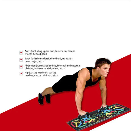 Foldable Push Up Board, 9 in 1 Multifunction Push-up Rack for Home Workouts - Oshi.pk - Buy & Sell Online