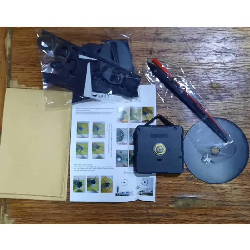 Numbers And Words DIY 3D 2mm Acrylic Wall Clock (12 Inches) - Oshi.pk - Buy & Sell Online