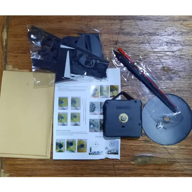 Numbers And Words DIY 3D 2mm Acrylic Wall Clock (12 Inches) - Oshi.pk - Buy & Sell Online