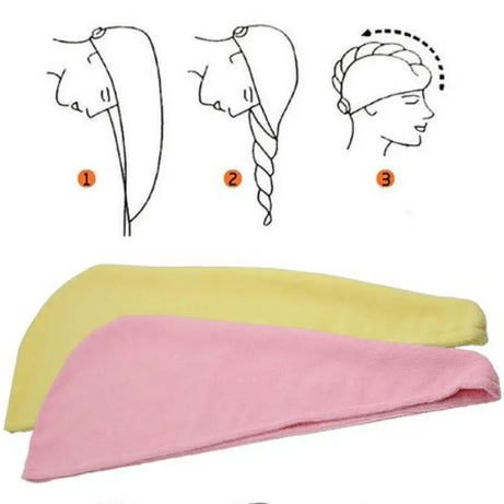 Magic Microfiberrapid Hair Drying Turbie Towels (Pack Of 5) - Oshi.pk - Buy & Sell Online