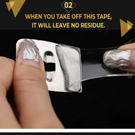 Nano PU Gel Double-Sided Traceless Transparent Adhesive Tape (24mm By 5 meter) - Oshi.pk - Buy & Sell Online