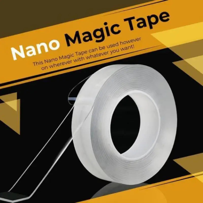 Nano PU Gel Double-Sided Traceless Transparent Adhesive Tape (24mm By 5 meter) - Oshi.pk - Buy & Sell Online
