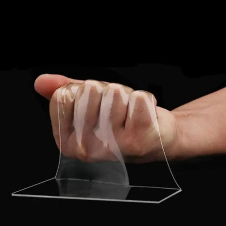 Nano PU Gel Double-Sided Traceless Transparent Adhesive Tape (24mm By 5 meter) - Oshi.pk - Buy & Sell Online