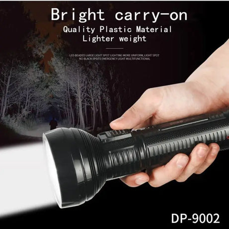 DP-9002 Led Torch Rechargeable Flashlight Portable LED Emergency Light Torch LED DP Led Light Portable Rechargeable Search Light LED - Oshi.pk - Buy & Sell Online