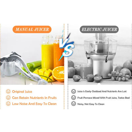 Lemon Orange Squeezer Stainless Steel Portable Manual Fruit Juicer - Oshi.pk - Buy & Sell Online