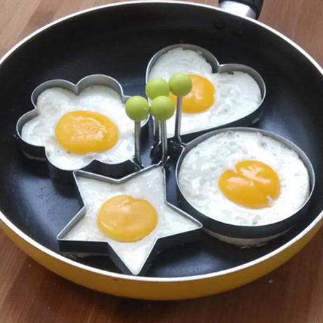 Stainless Steel Fried Egg Shaper (4 Pieces) - Oshi.pk - Buy & Sell Online