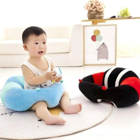 Baby Support Seat Plush Soft Baby Sofa Red - Oshi.pk - Buy & Sell Online