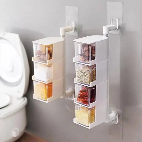 3 Layer Acrylic Rotatable Kitchen Spice Rack - Oshi.pk - Buy & Sell Online