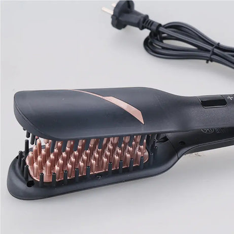 Kemei KM-785 Electric Brush Hair Straightener Comb - Oshi.pk - Buy & Sell Online