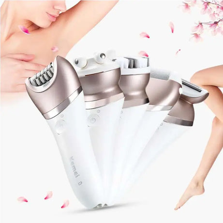 Kemei KM-8001 5 in 1 Electric Epilator Shaver Hair Remover - Oshi.pk - Buy & Sell Online