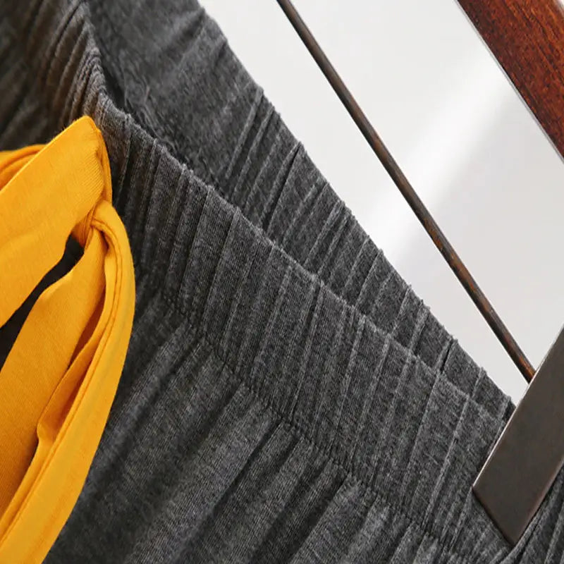 Long Sleeve & Pant Apring Soft Cotton Women Intimate Sleepwear (Black With Shocking Pink) - Oshi.pk - Buy & Sell Online