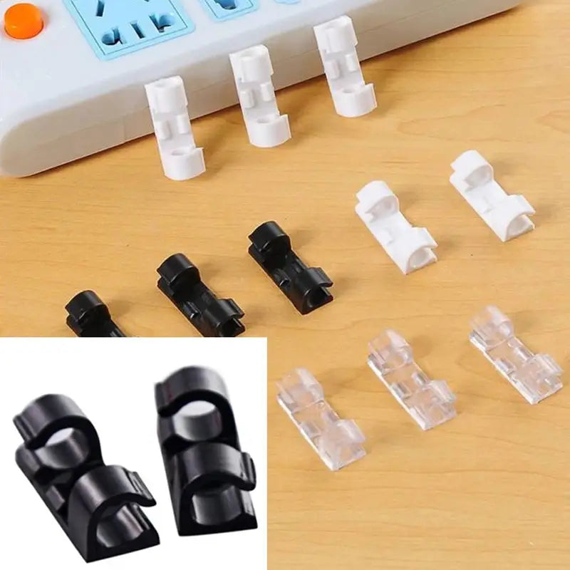 16pcs self-adhesive wire organizer cable clip (4cm x 1.5cm) [3 PACKS] - Oshi.pk - Buy & Sell Online