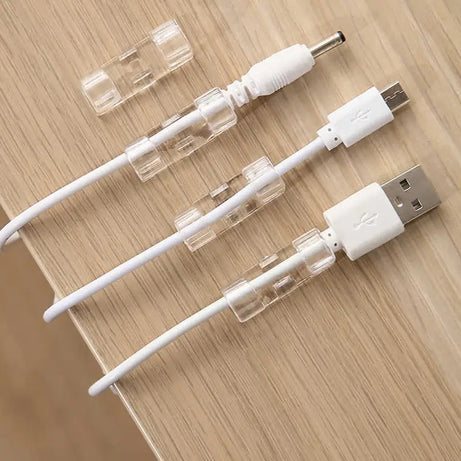 20pcs / pack self-adhesive wire organizer cable clip (3cm x 1cm) - Oshi.pk - Buy & Sell Online