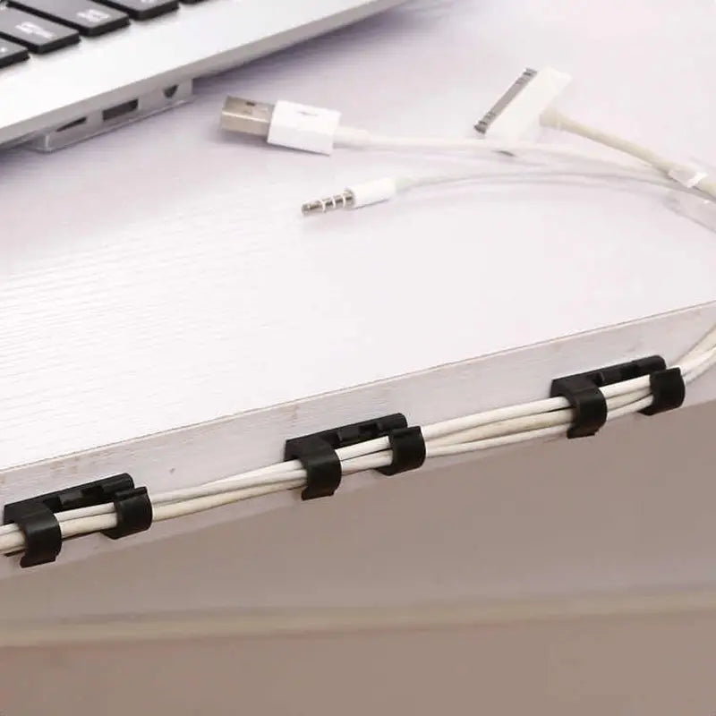 20pcs / pack self-adhesive wire organizer cable clip (3cm x 1cm) - Oshi.pk - Buy & Sell Online
