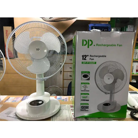 DP Led rechargeable Table Fan 12 inch - Oshi.pk - Buy & Sell Online