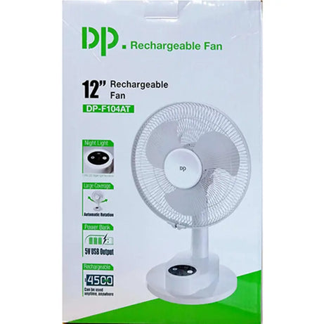 DP Led rechargeable Table Fan 12 inch - Oshi.pk - Buy & Sell Online