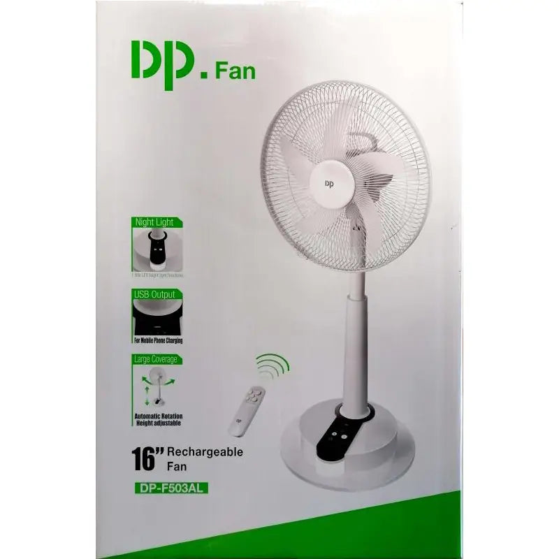 DP Led Rechargeable Table Fan - Oshi.pk - Buy & Sell Online