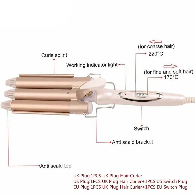 Shinon 3 Barrels Wave Iron (8898E) - Oshi.pk - Buy & Sell Online