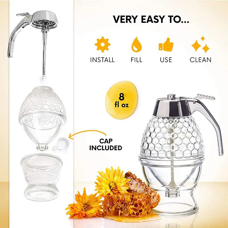 Acrylic Honey Storage Bottle & Honey Dispenser - Oshi.pk - Buy & Sell Online