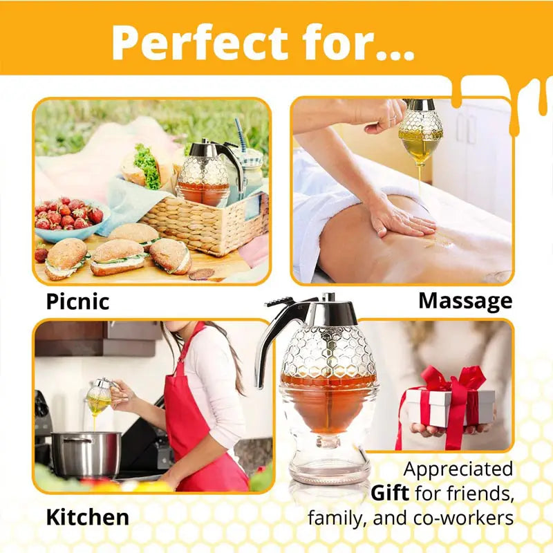 Acrylic Honey Storage Bottle & Honey Dispenser - Oshi.pk - Buy & Sell Online