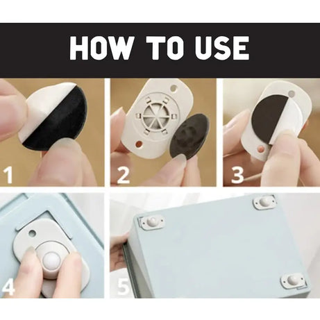 Adhesive Casters Pulley Rollers Set - Oshi.pk - Buy & Sell Online