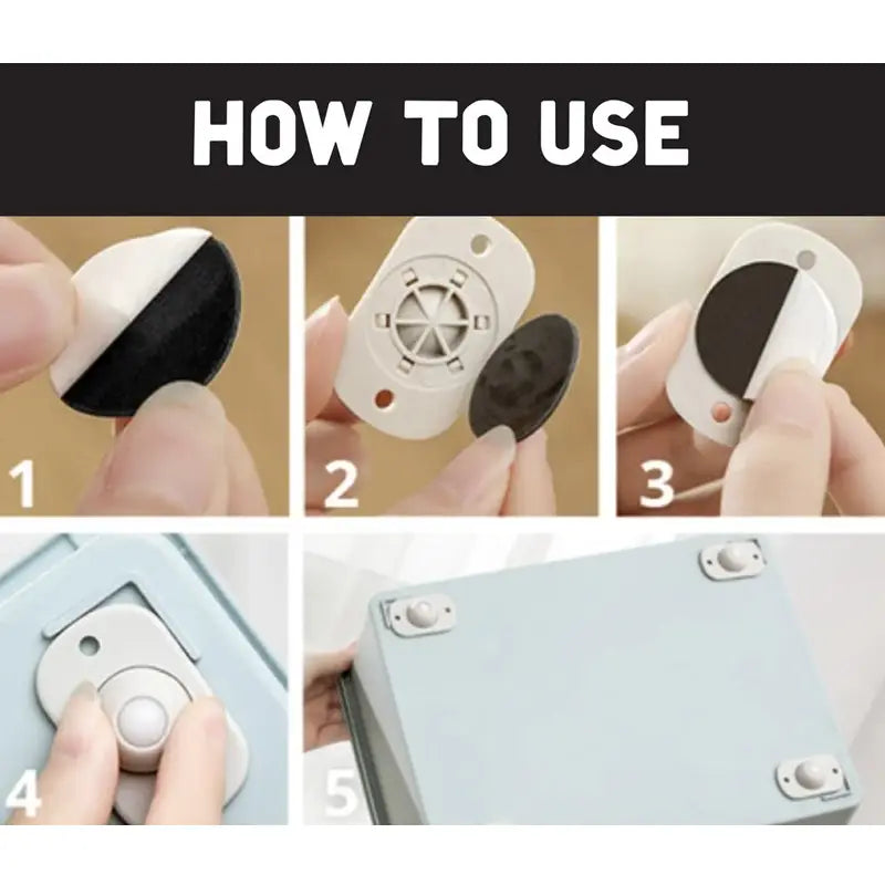 Adhesive Casters Pulley Rollers Set - Oshi.pk - Buy & Sell Online