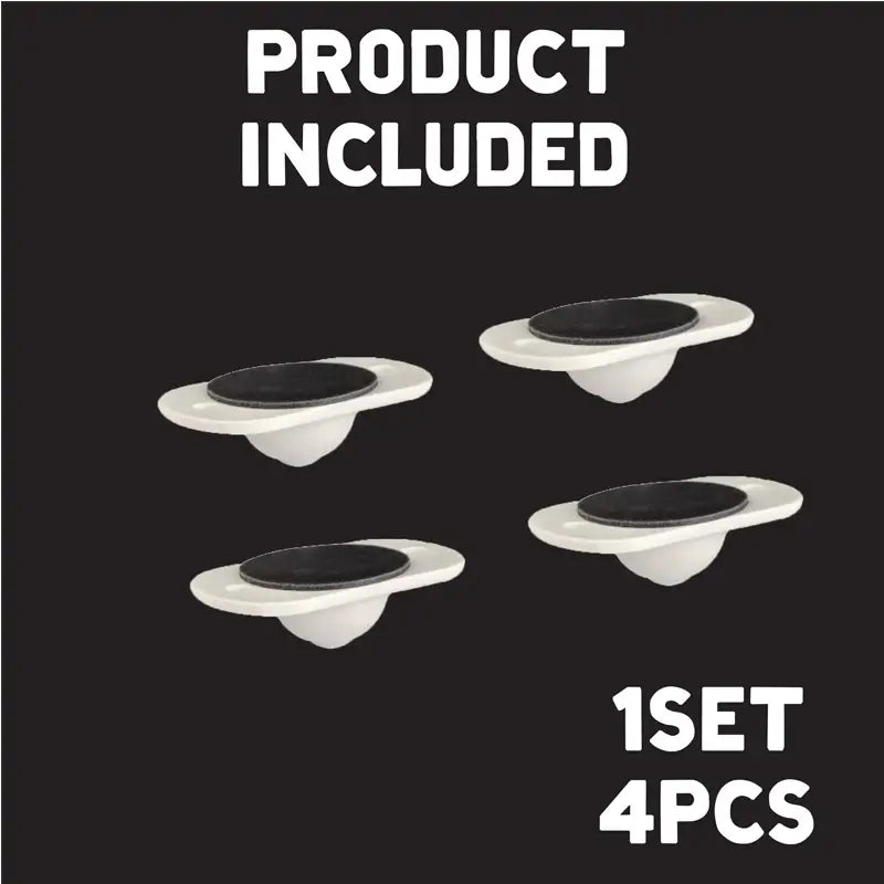 Adhesive Casters Pulley Rollers Set - Oshi.pk - Buy & Sell Online