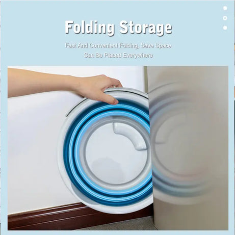 silicone folding collapsible portable water bucket (10 Ltr) - Oshi.pk - Buy & Sell Online