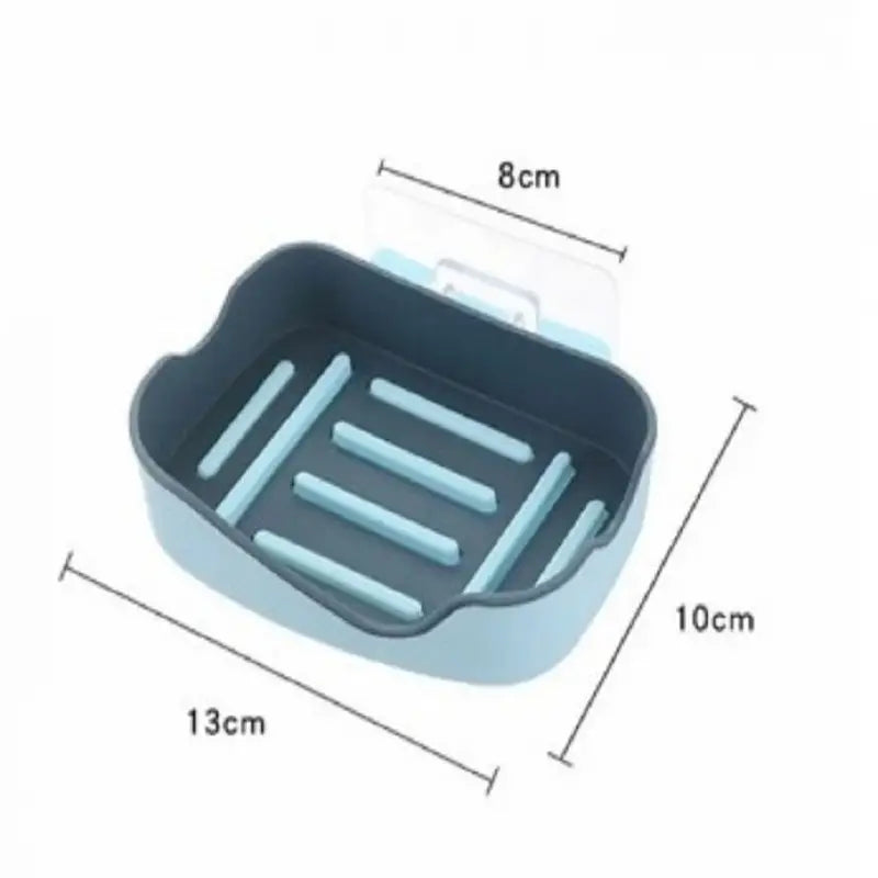 Bathroom Wall Mounted Strong Self Adhesive Soap Bar Soap Container Wall Mounted Toilet Soap Rack - Oshi.pk - Buy & Sell Online