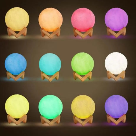 16 Colors LED Moon Light (12cm Size) - Oshi.pk - Buy & Sell Online