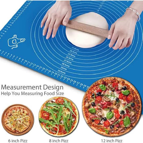 Silicone Baking Mat Pastry Mat with Measurements Reusable Non-slip & Non-Stick Rolling Mat - Oshi.pk - Buy & Sell Online