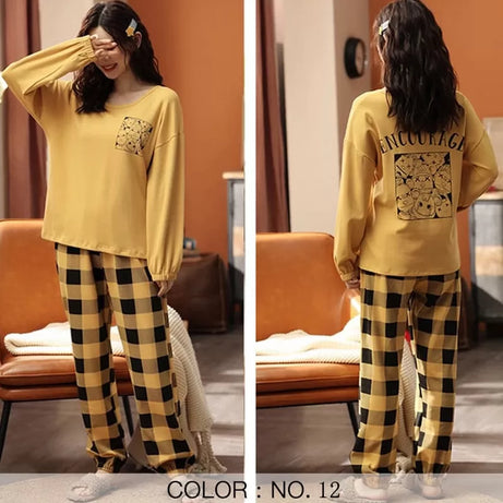 Printed Cotton Ladies Sleep Dress Night Wear With Shirt And Trouser (Design-131) - Oshi.pk - Buy & Sell Online