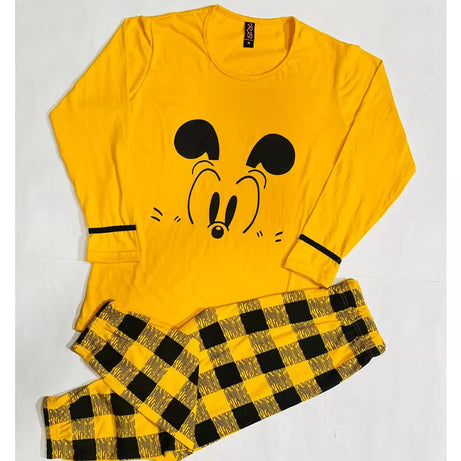 Printed Cotton Ladies Sleep Dress Night Wear With Shirt And Trouser (Design-132) - Oshi.pk - Buy & Sell Online