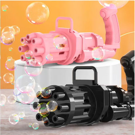 Gatling Bubble Gun Bubble Machine for Kids 8-Hole Bubble Blower Machine Gun - Oshi.pk - Buy & Sell Online