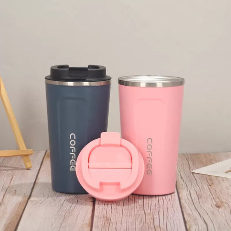 Thermos Flask Double Stainless Steel Coffee Mug - Oshi.pk - Buy & Sell Online