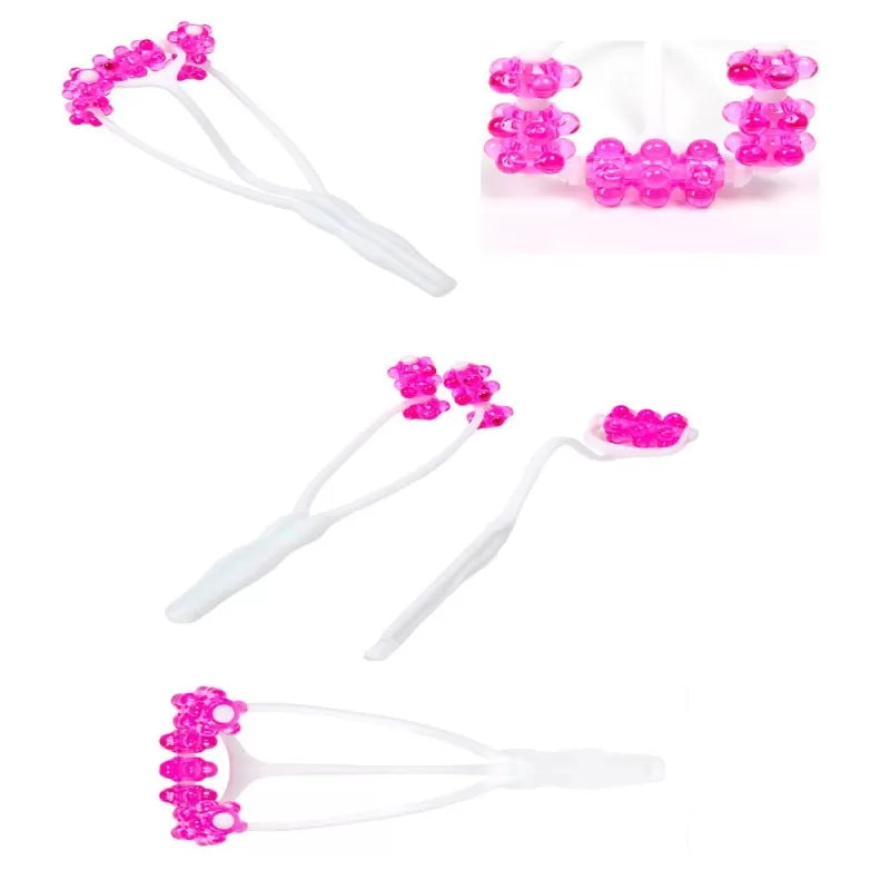 Facial Face Up Roller Massager for Slimming Remove Chin Neck Beauty Tools 2-in-1 - Oshi.pk - Buy & Sell Online